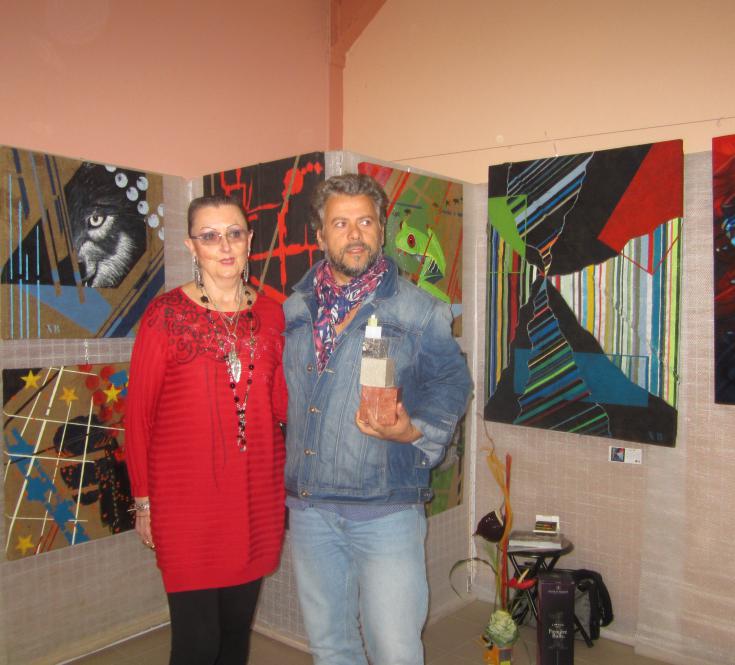 Prix Peinture à "L'Art s'invite à Magrie" en compagnie de Lise Dufaur-Mourens