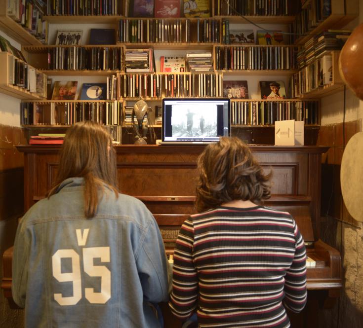 Yo-Yo Gonthier, Les Vivants 2, ateliers avec L'EVS La Parenthèse à Lafitte Vigordanne