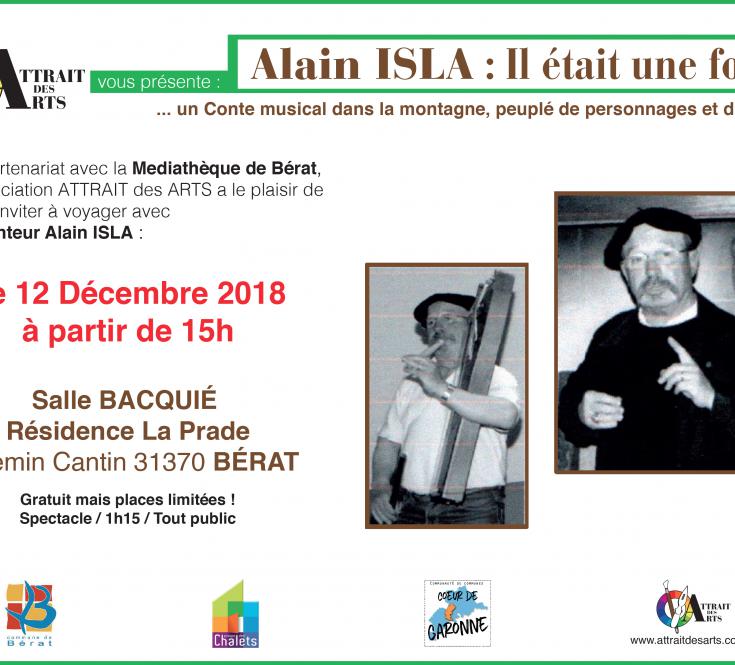 Spectacle du Conteur Alain ISLA - 2018